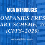 MCA introduces Companies Fresh Start Scheme, 2020 (CFFS-2020)